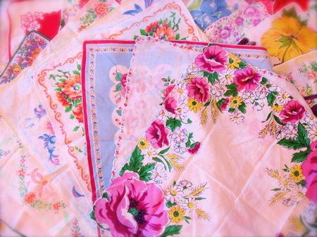 Ladies 2024 vintage handkerchiefs