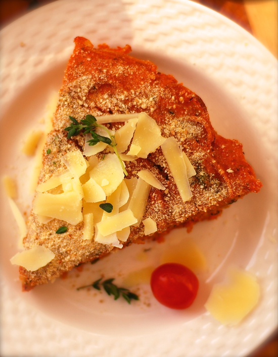 romantic dinner ~ spaghetti pie
