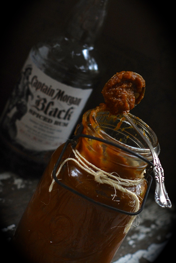 captain morgan's black spiced rum pumpkin butter - ChinDeep