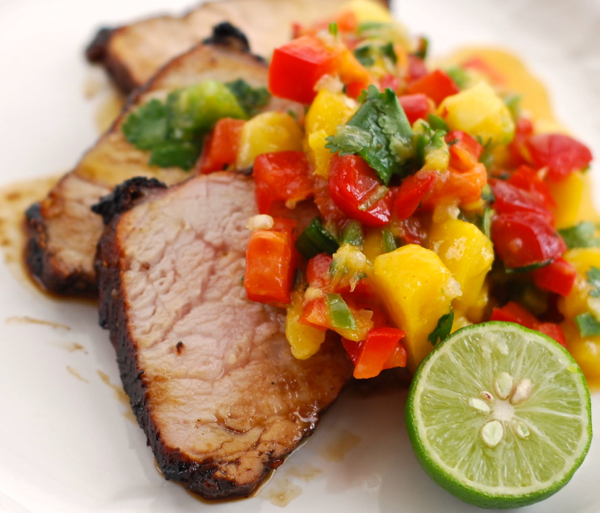 grilledtenderloinwithsalsa