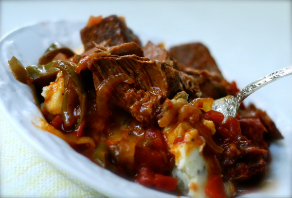 3-Ingredient Crock Pot Swiss Steak