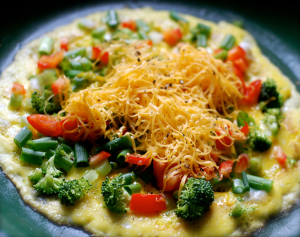 cheddarbroccoliomelette