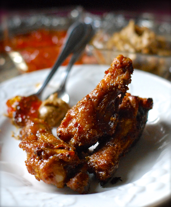 peanut butter & jelly chicken wings ChinDeep