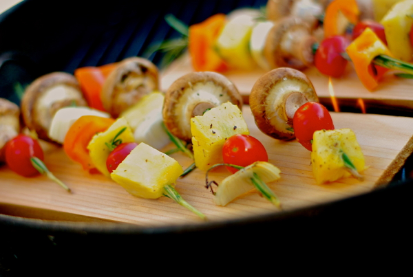 Rosemary Skewered Vegetable Kabobs