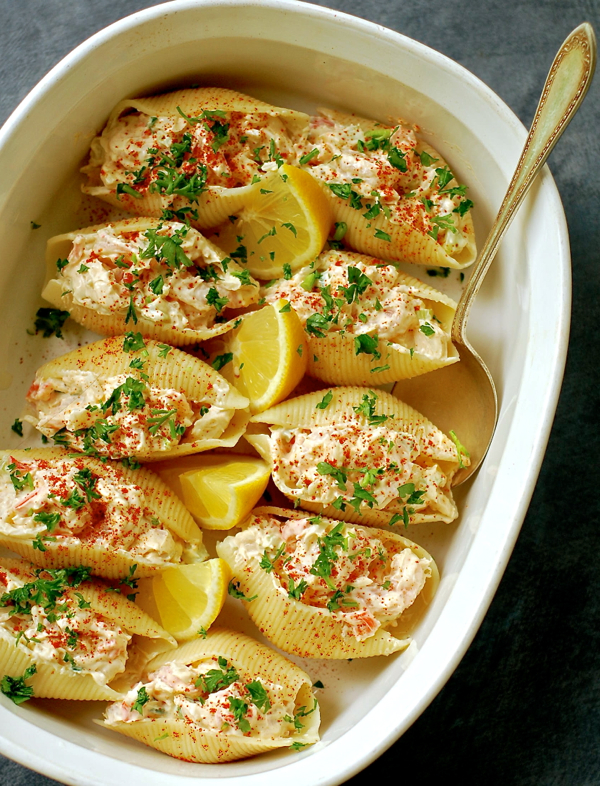 Seafood shop stuffed shells