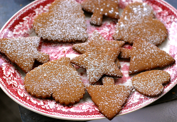 soft gingerbread cookies {in a cake pan} - ChinDeep