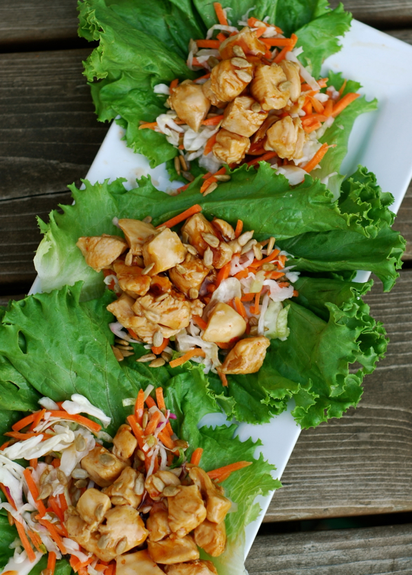 general tso's chicken lettuce wraps - ChinDeep