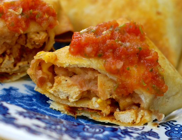 Air Fryer Chimichangas are seriously the easiest thing ever