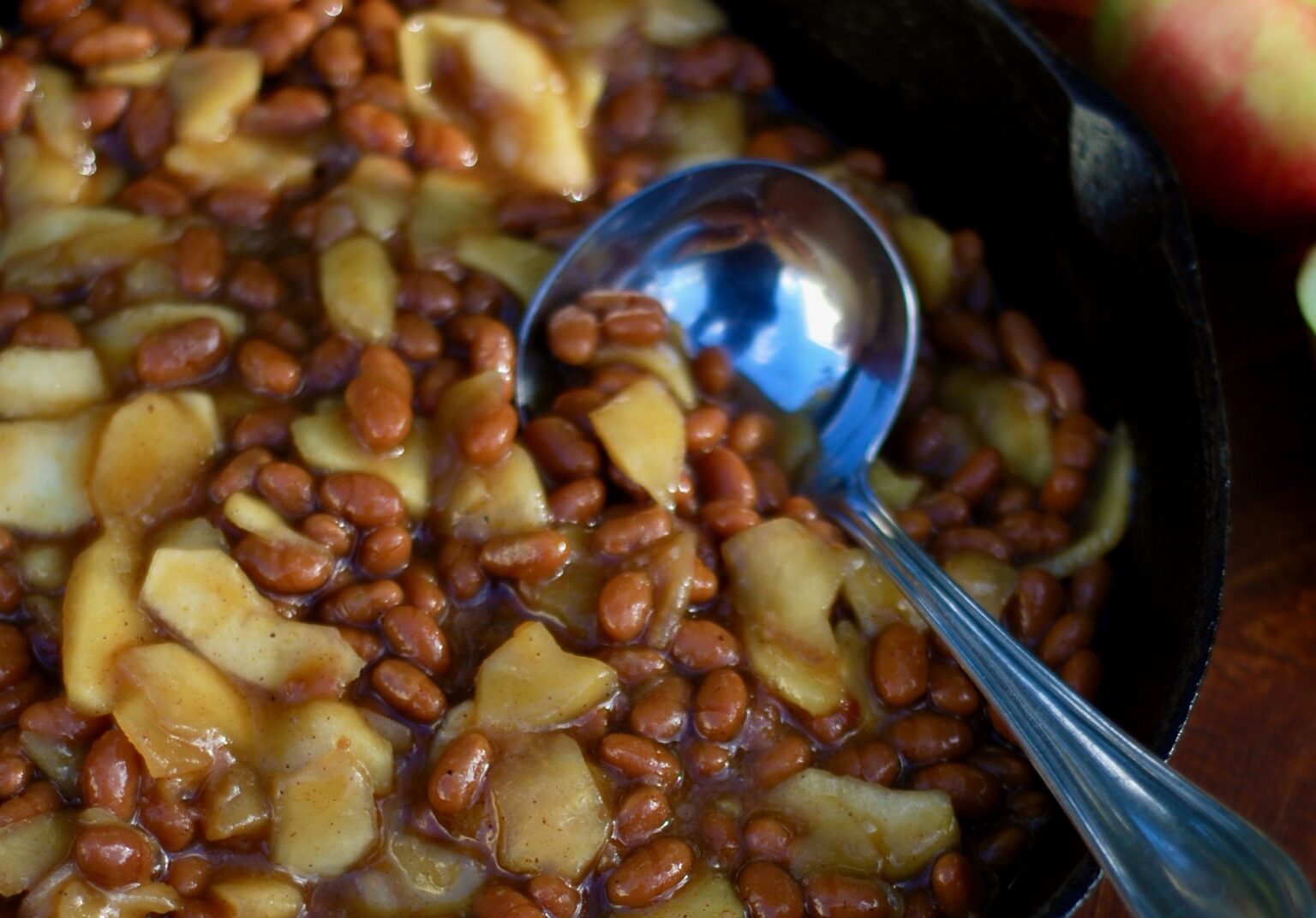 apple pie baked beans ChinDeep
