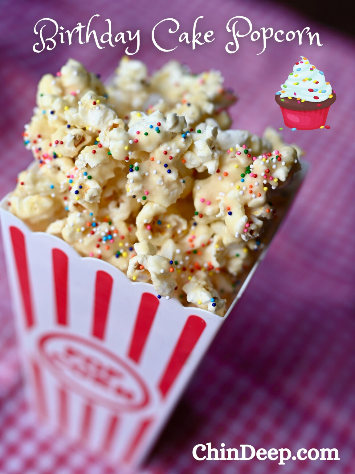 birthday cake popcorn - ChinDeep