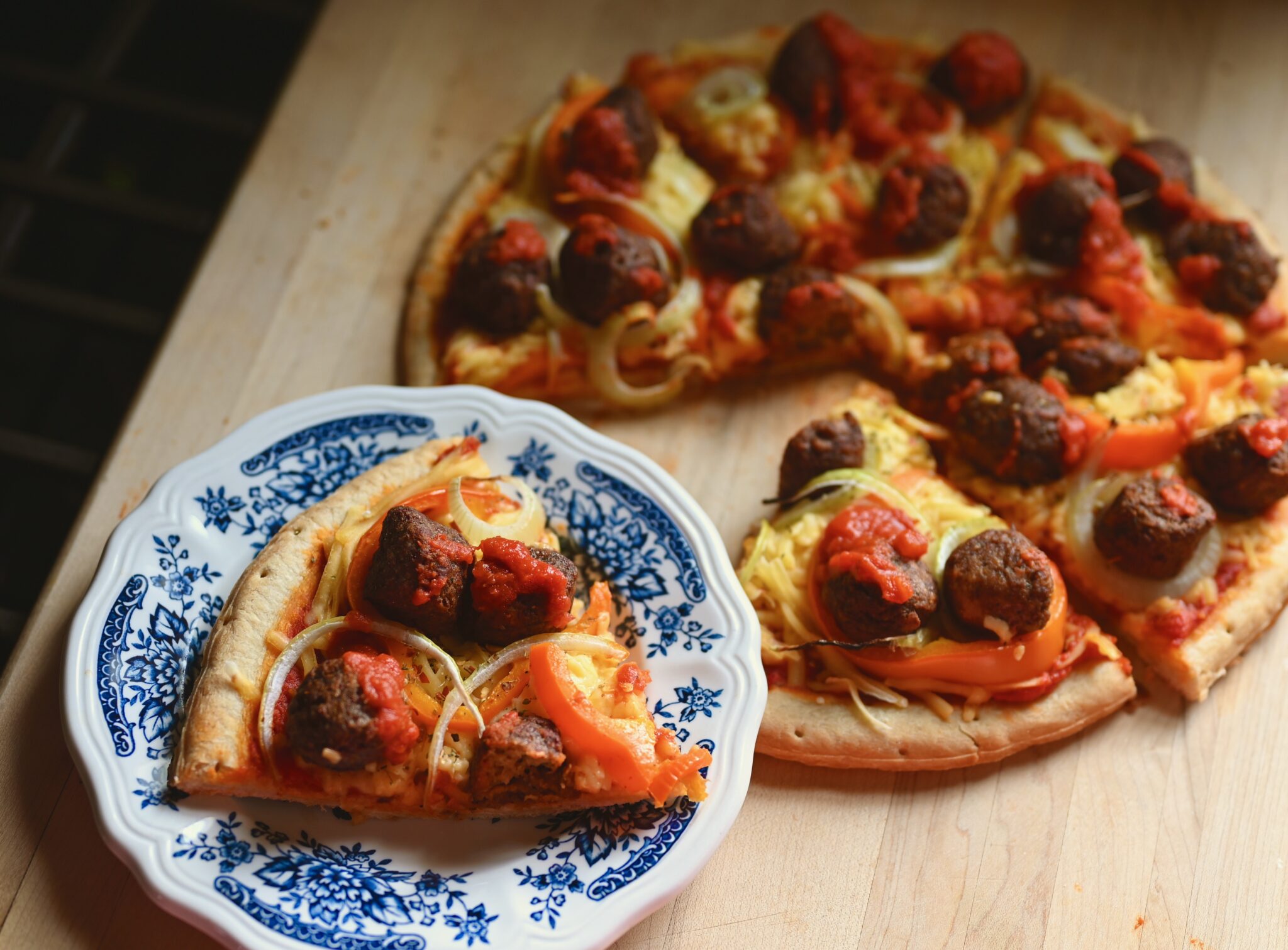 meatball sub pizza - ChinDeep