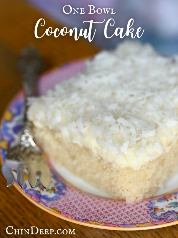 one bowl coconut cake - ChinDeep