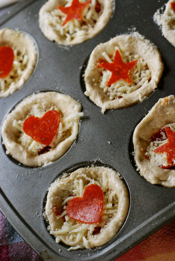 easy pizza cupcakes ChinDeep